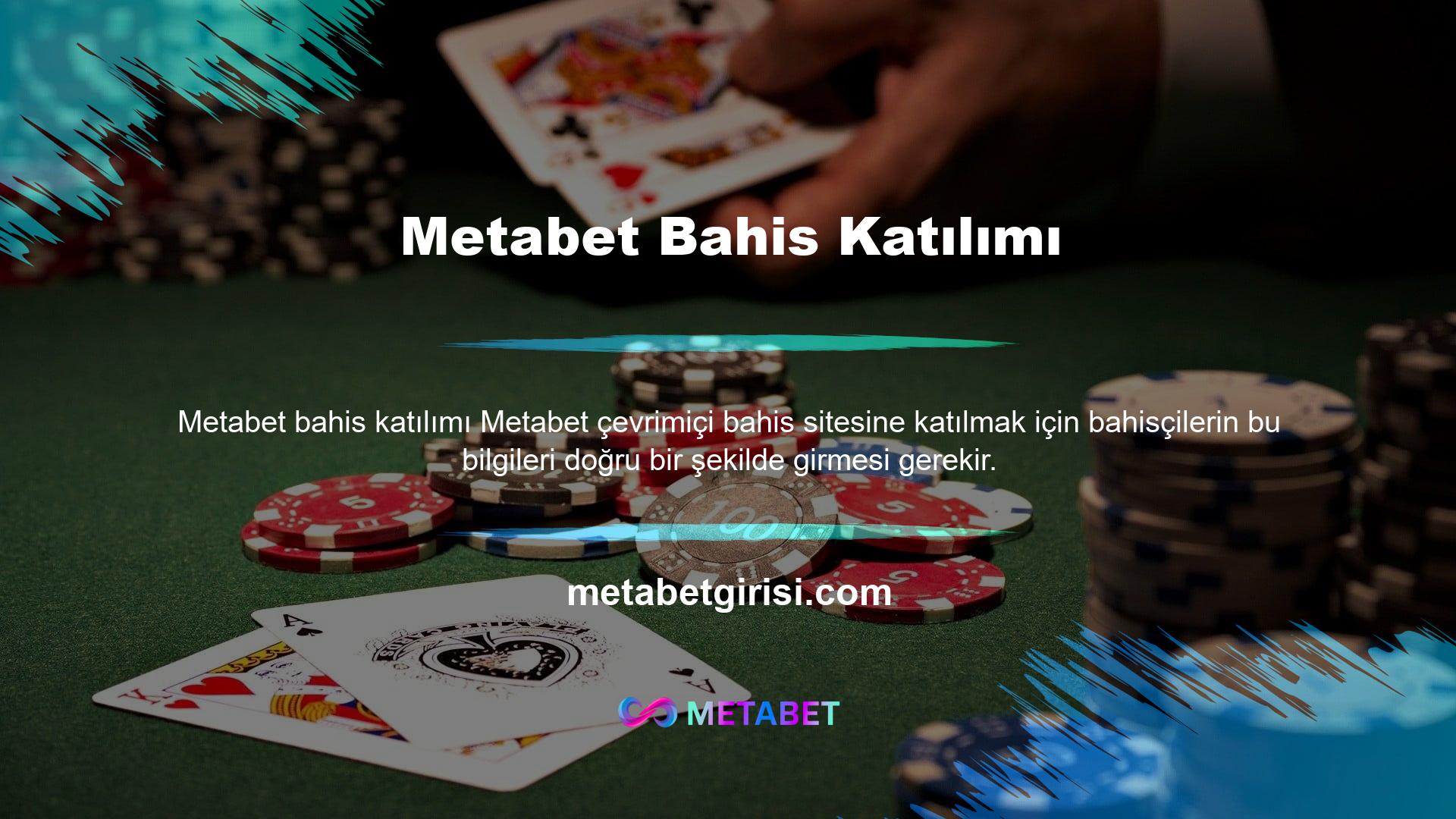 Çevrimiçi bahis yaptığınızda ekstra ücret ödemeden Metabet canlı bahis sitesine katılabilirsiniz